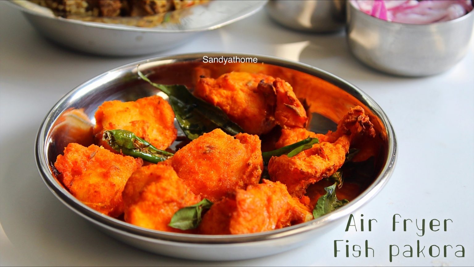 Air Fryer Fish Pakora Recipe Fish Pakora Sandhya S Recipes