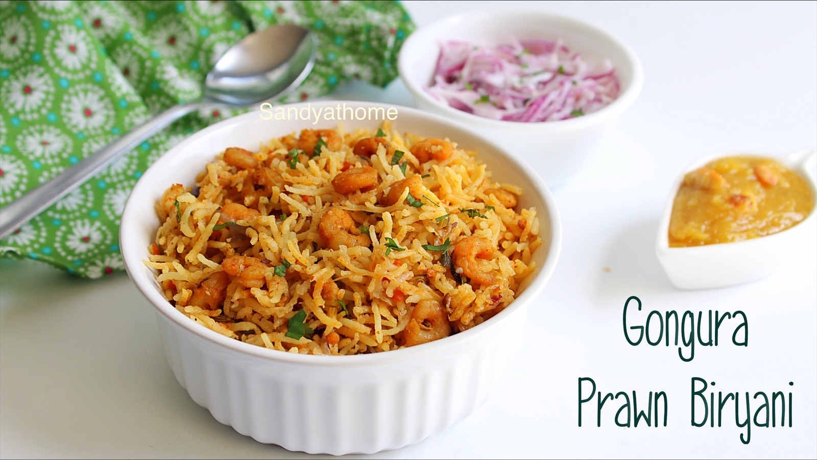 Gongura Prawn Biryani Sandhya S Recipes