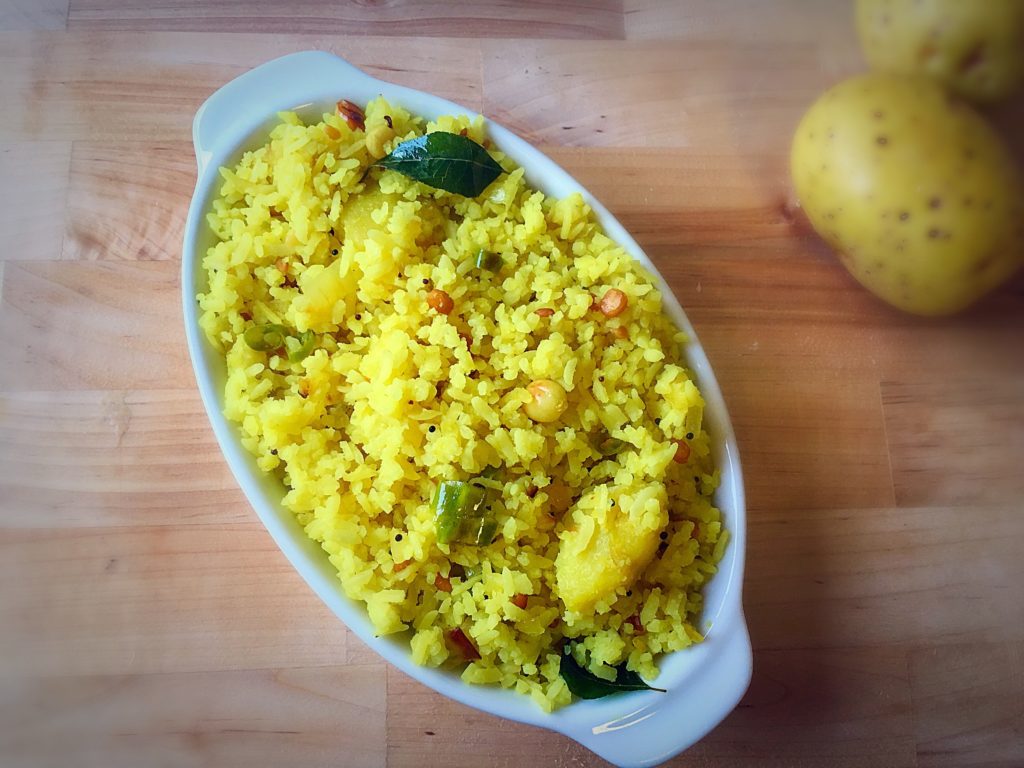 Aloo Poha Upma - Sandhya's Recipes