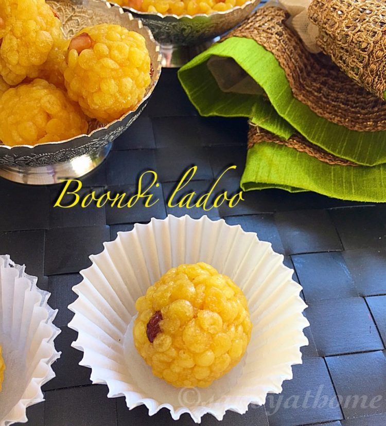 Boondi Ladoo, How To Make Boondi Laddu - Sandhya's Recipes