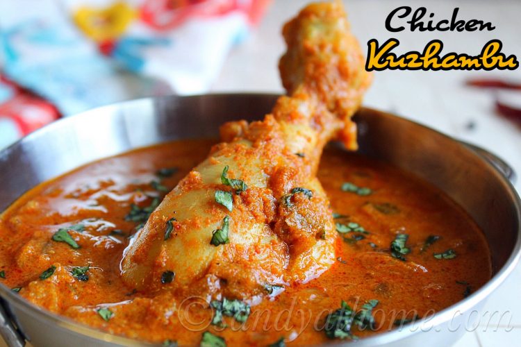 Chicken Kuzhambu Recipe, Kodi Pulusu (with Video) - Sandhya's Recipes