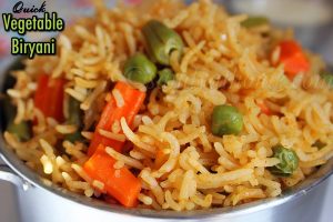 vegetable biryani, biryani