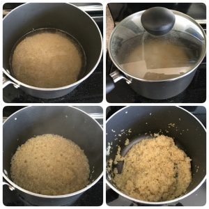 cook quinoa for curd quinoa