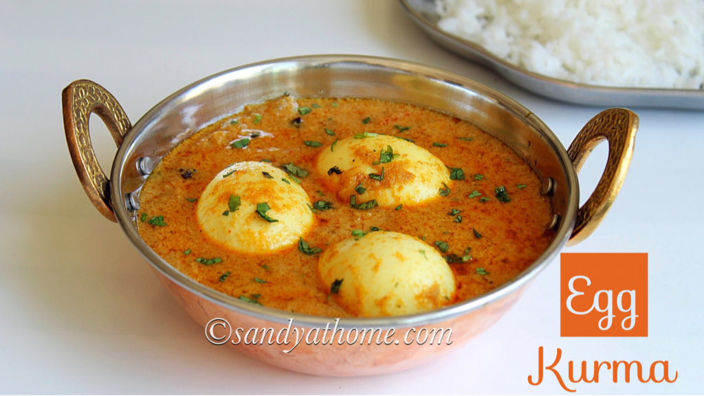 Egg Kurma Recipe Muttai Kurma Egg Korma Recipe Sandhya S Recipes