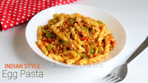 indian style egg pasta