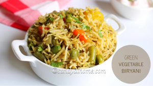 mixed vegetable biryani