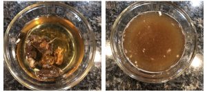 Saok tamarind in water and extract juice form it
