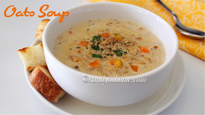 oats vegetable soup recipe, oats soup