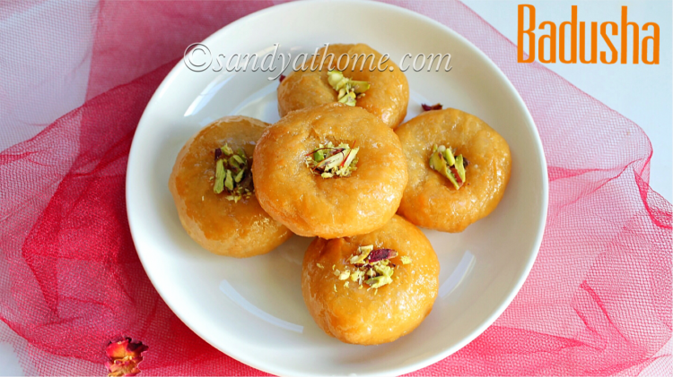 Badusha recipe, How to make badusha - Sandhya's recipes