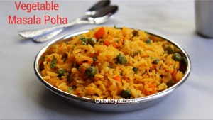 vegetable poha recipe