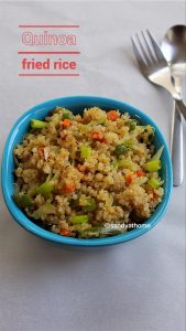 vegetable quinoa fried rice recipe