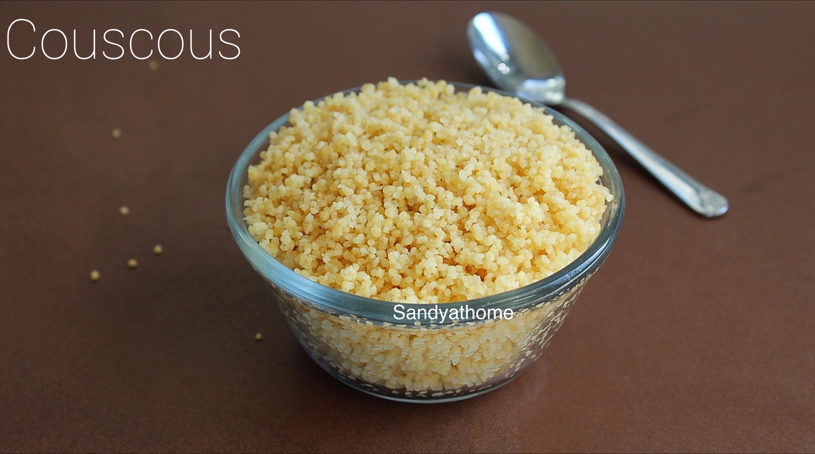 how make couscous Sandhya's recipes