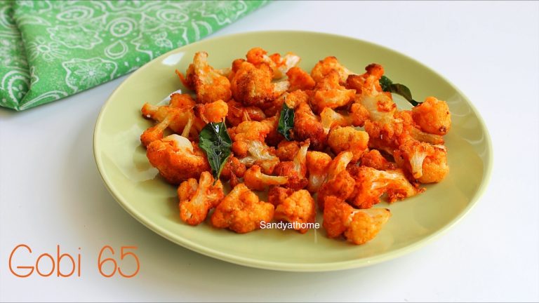 Gobi 65 Recipe, Cauliflower 65 - Sandhya's Recipes