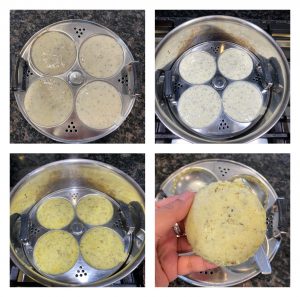 sprouted moong idli