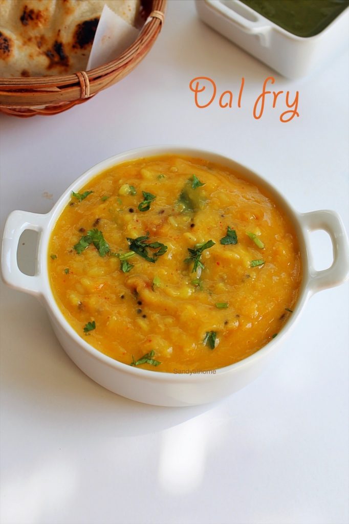 Dal fry recipe, Moong dal fry - Sandhya's recipes