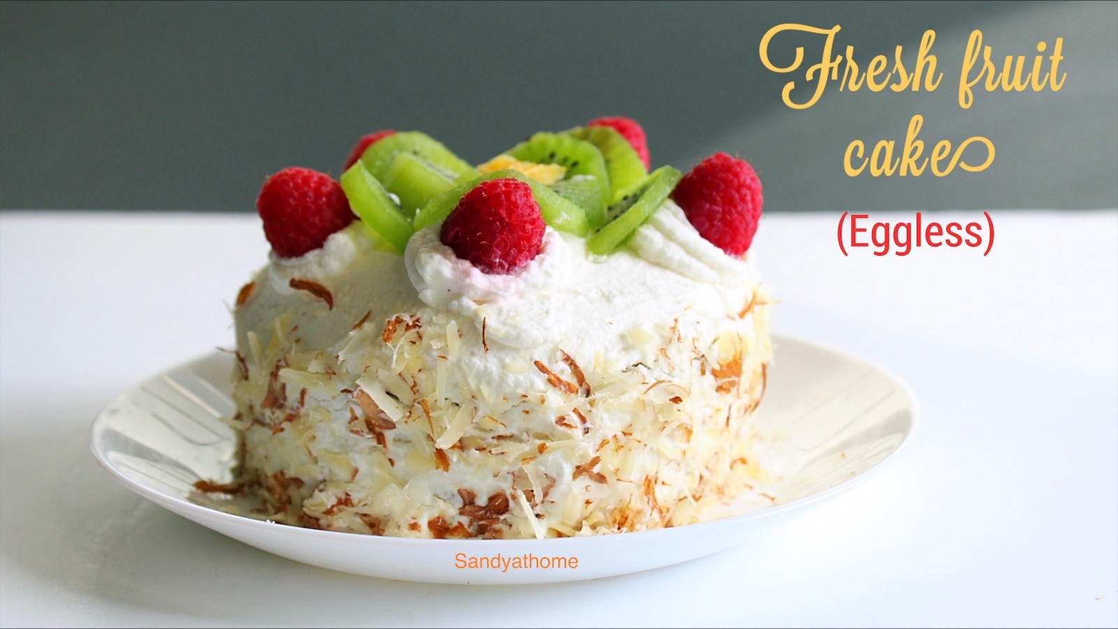 Fresh fruit cake recipe, Eggless fruit cake - Sandhya's recipes