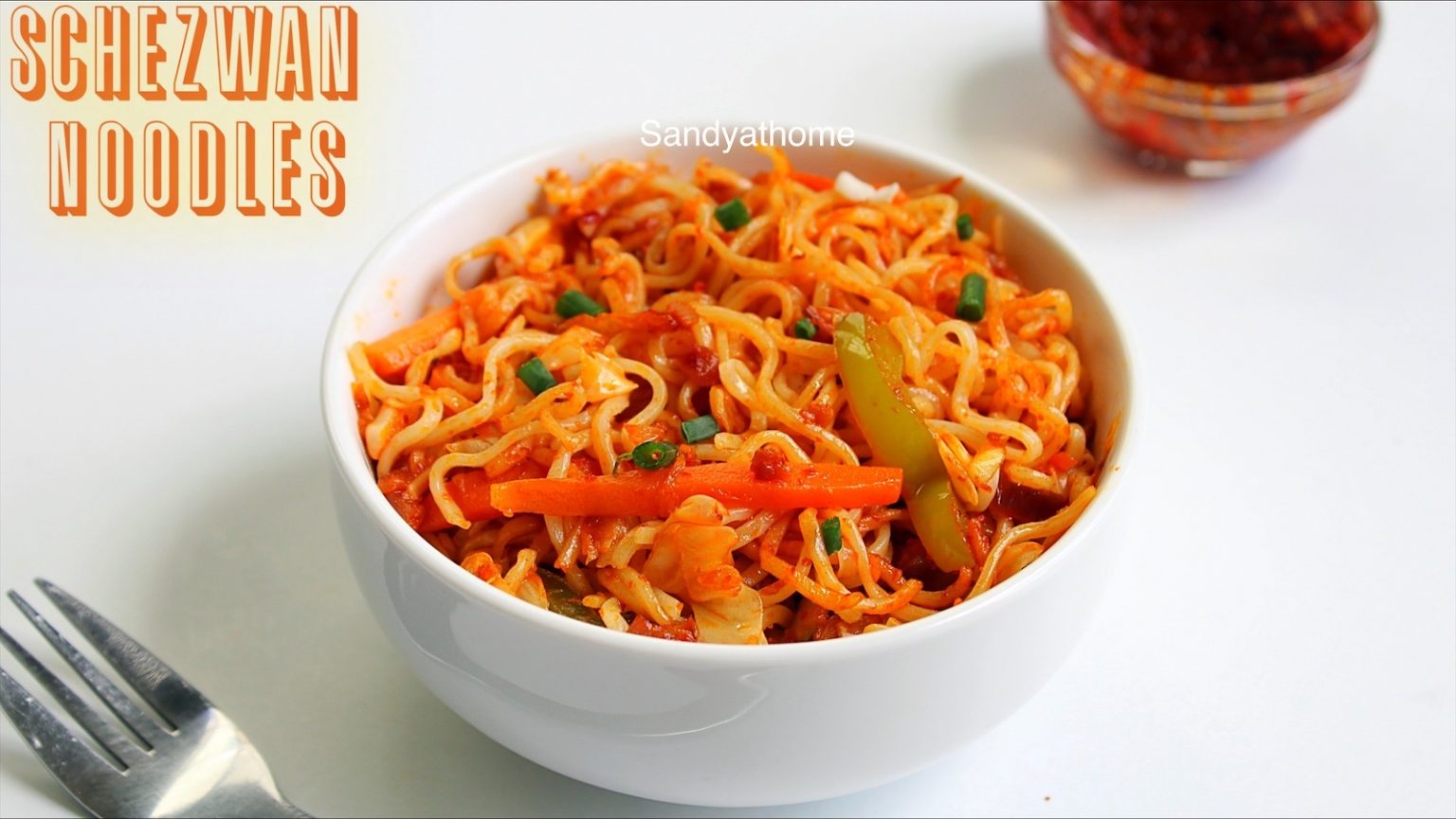 Schezwan Noodles Recipe Veg Schezwan Noodles Sandhyas Recipes