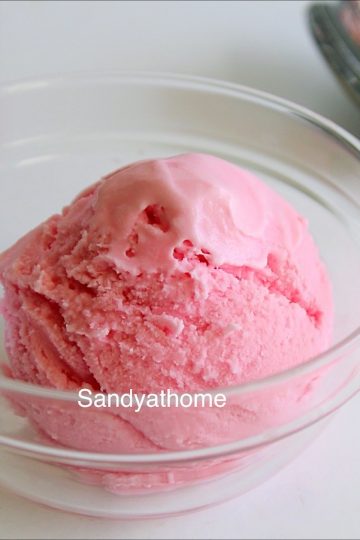 rose milk ice cream