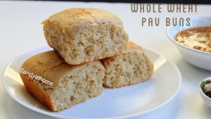 wheat pav buns recipe