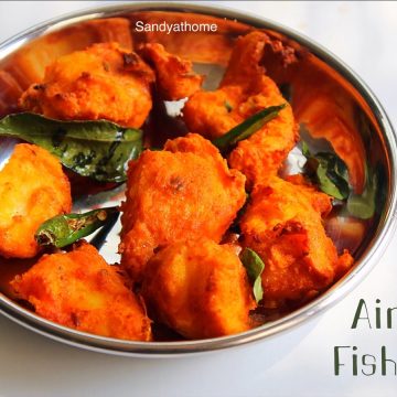 Air fryer onion pakoda recipe, Air fryer pakora - Sandhya's recipes