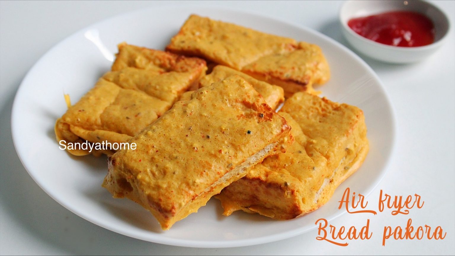 Air fryer bread pakora recipe, Air fryer pakora - Sandhya's recipes