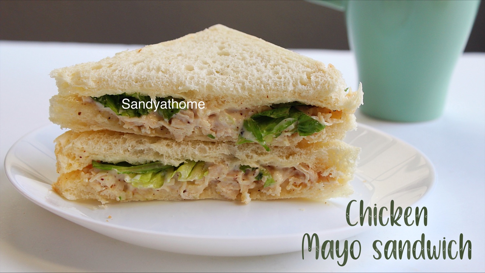 Chicken Mayo Sandwich Mayo Chicken Sandwich Sandhyas Recipes 3508