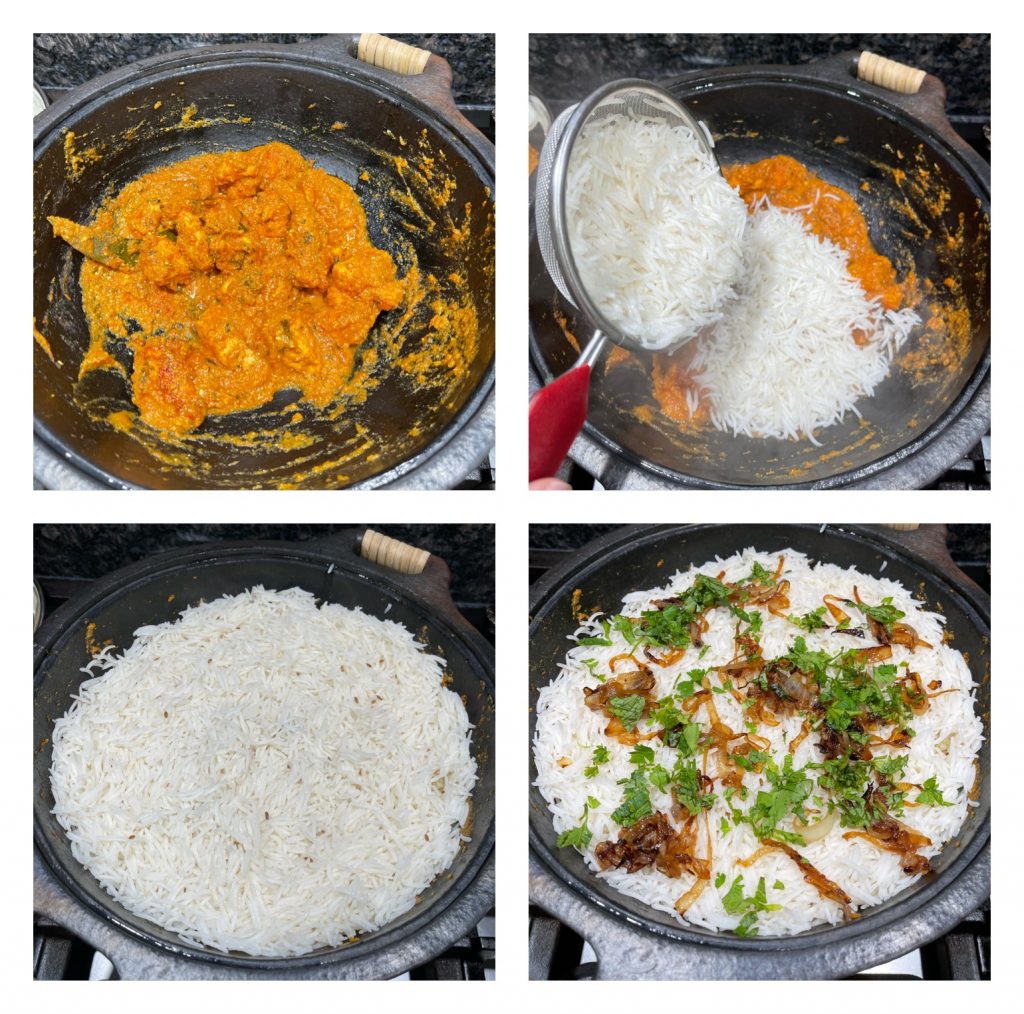 butter chicken biryani - Sandhya's recipes