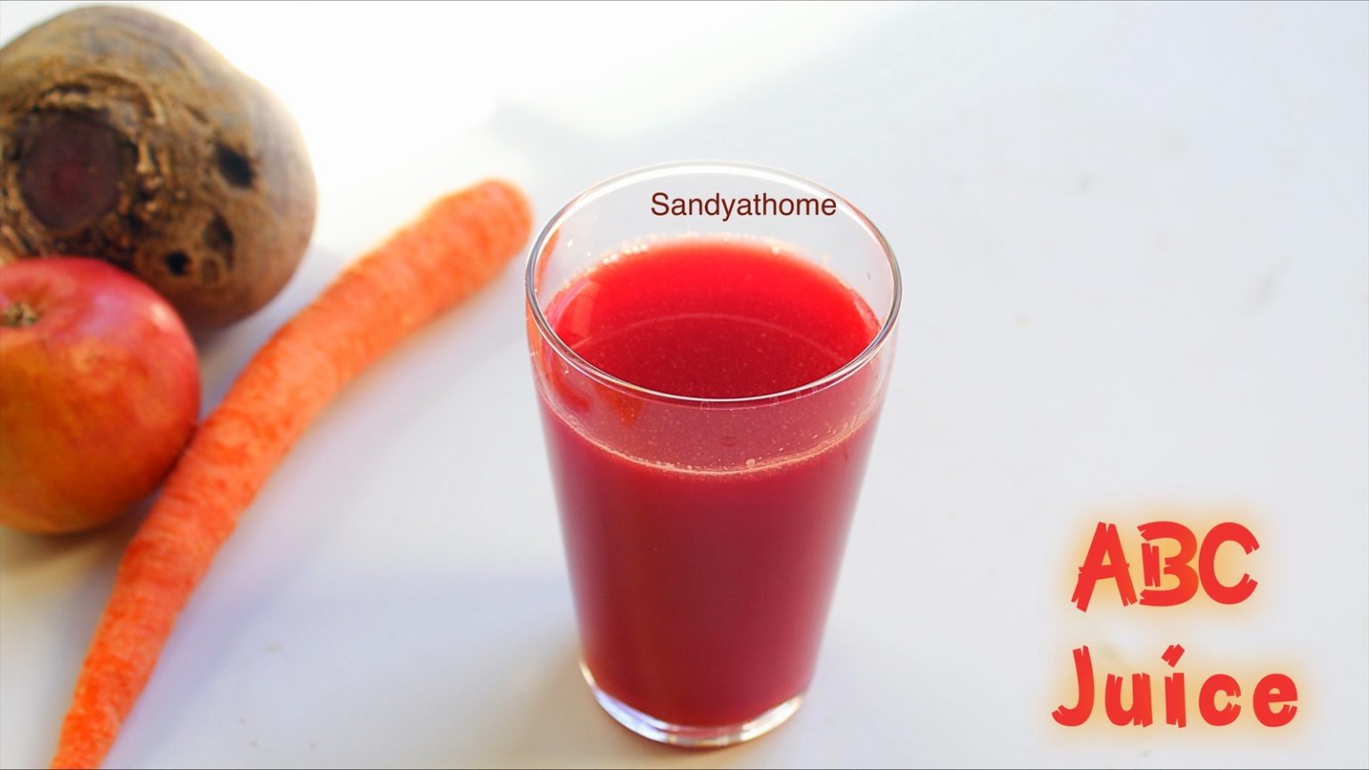 ABC juice recipe, ABC drink - Sandhya's recipes