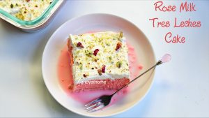 rose milk cake