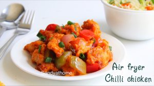 air fryer chilli chicken recipe