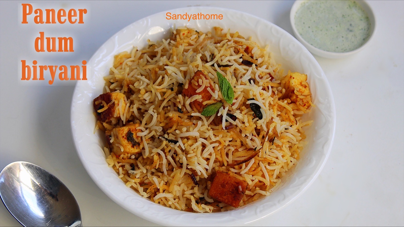 Paneer Biryani Paneer Dum Biryani Sandhya S Recipes