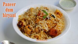 paneer dum biryani