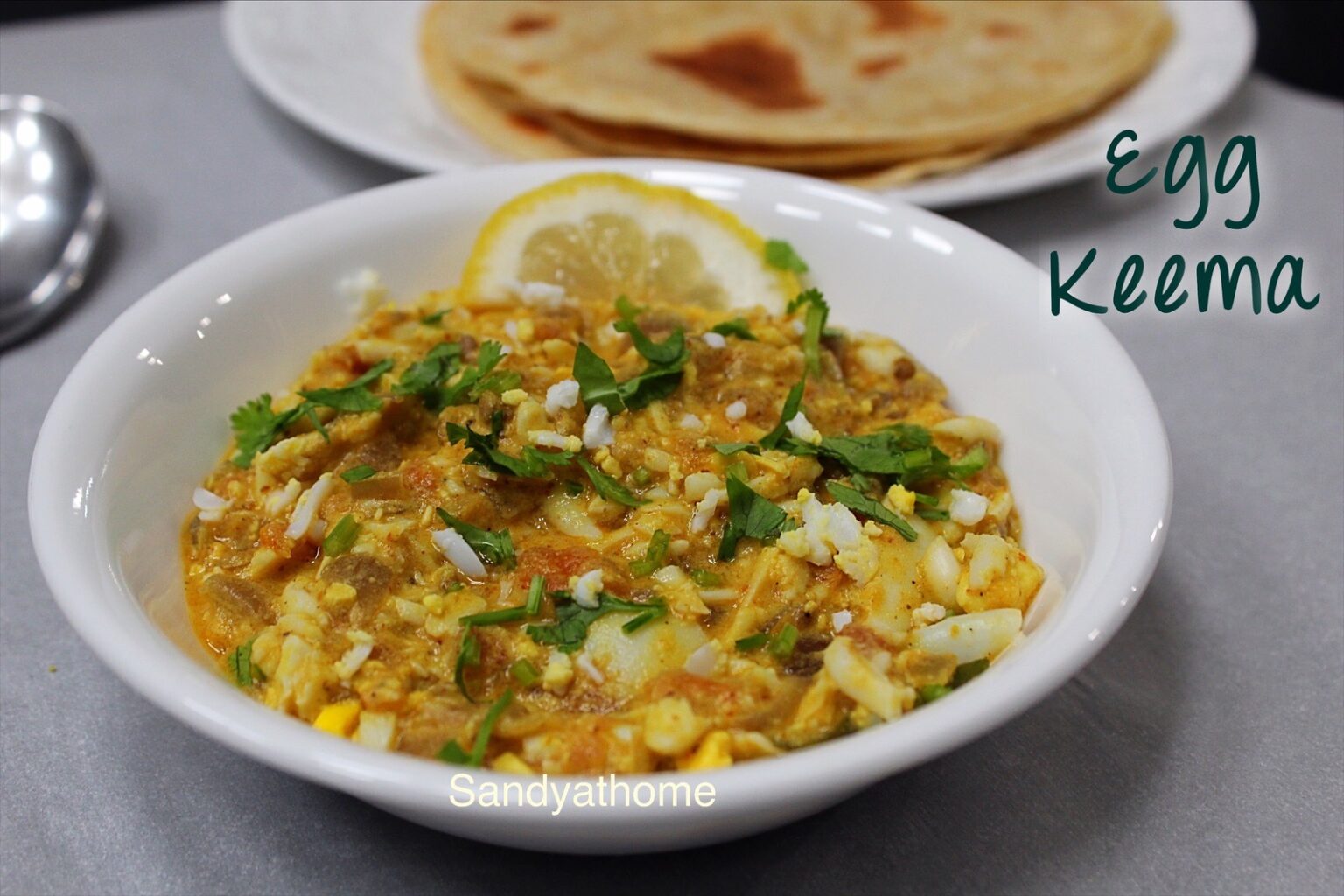 Egg keema recipe, Anda keema - Sandhya's recipes