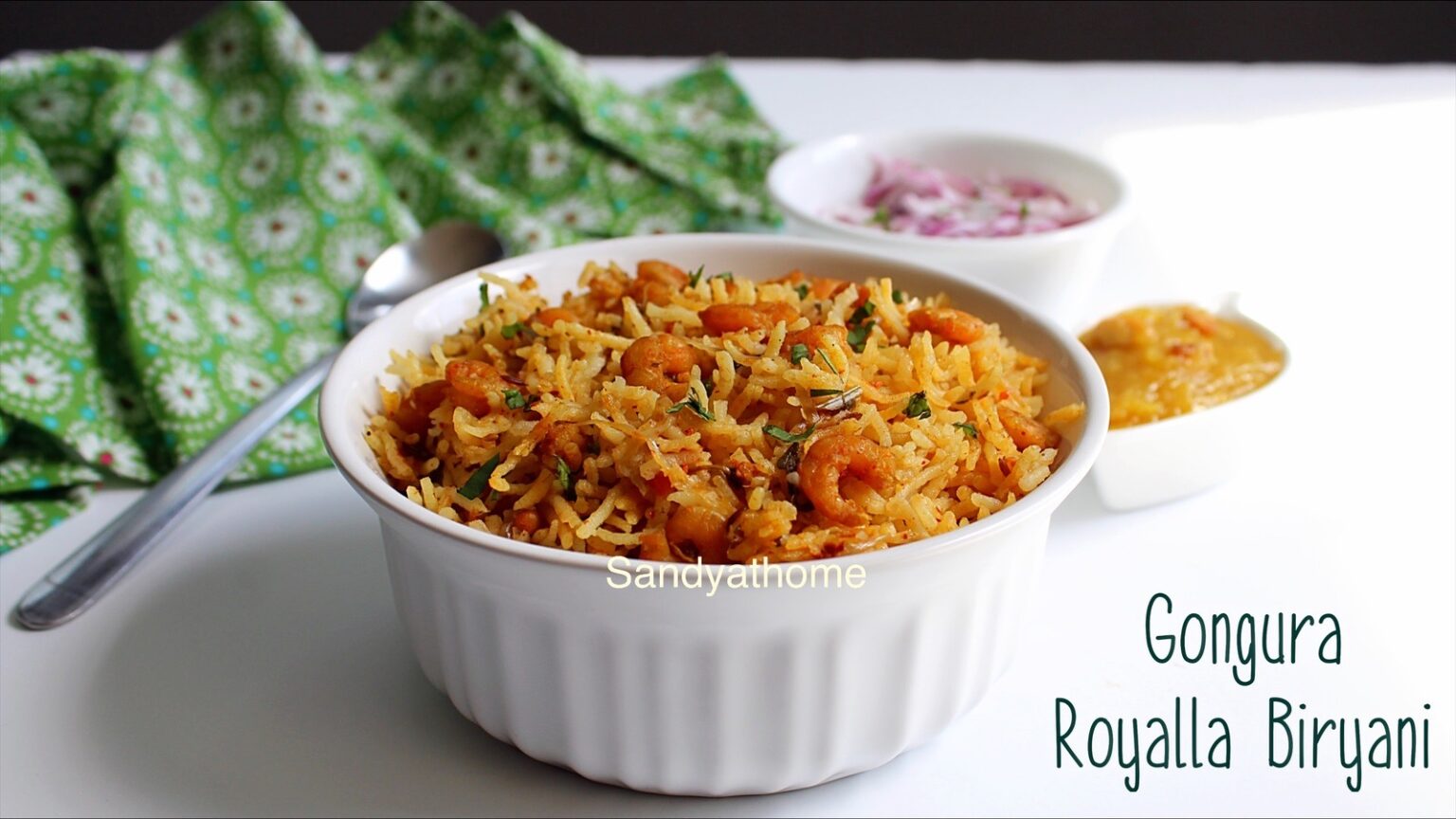 Gongura Biryani Gongura Royyala Biryani Sandhyas Recipes