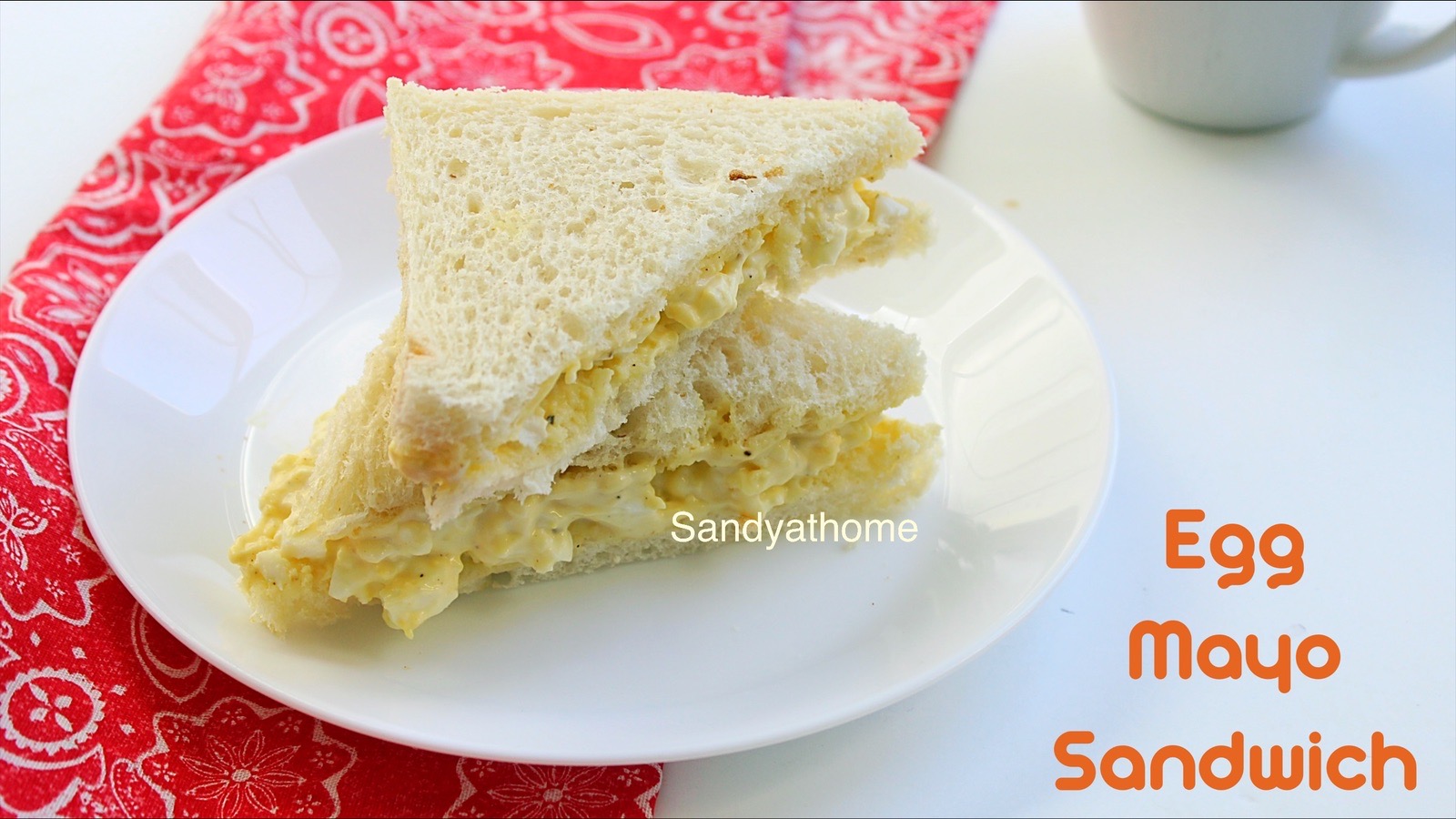 Egg Mayo Sandwich, Mayo Egg Sandwich - Sandhya's Recipes