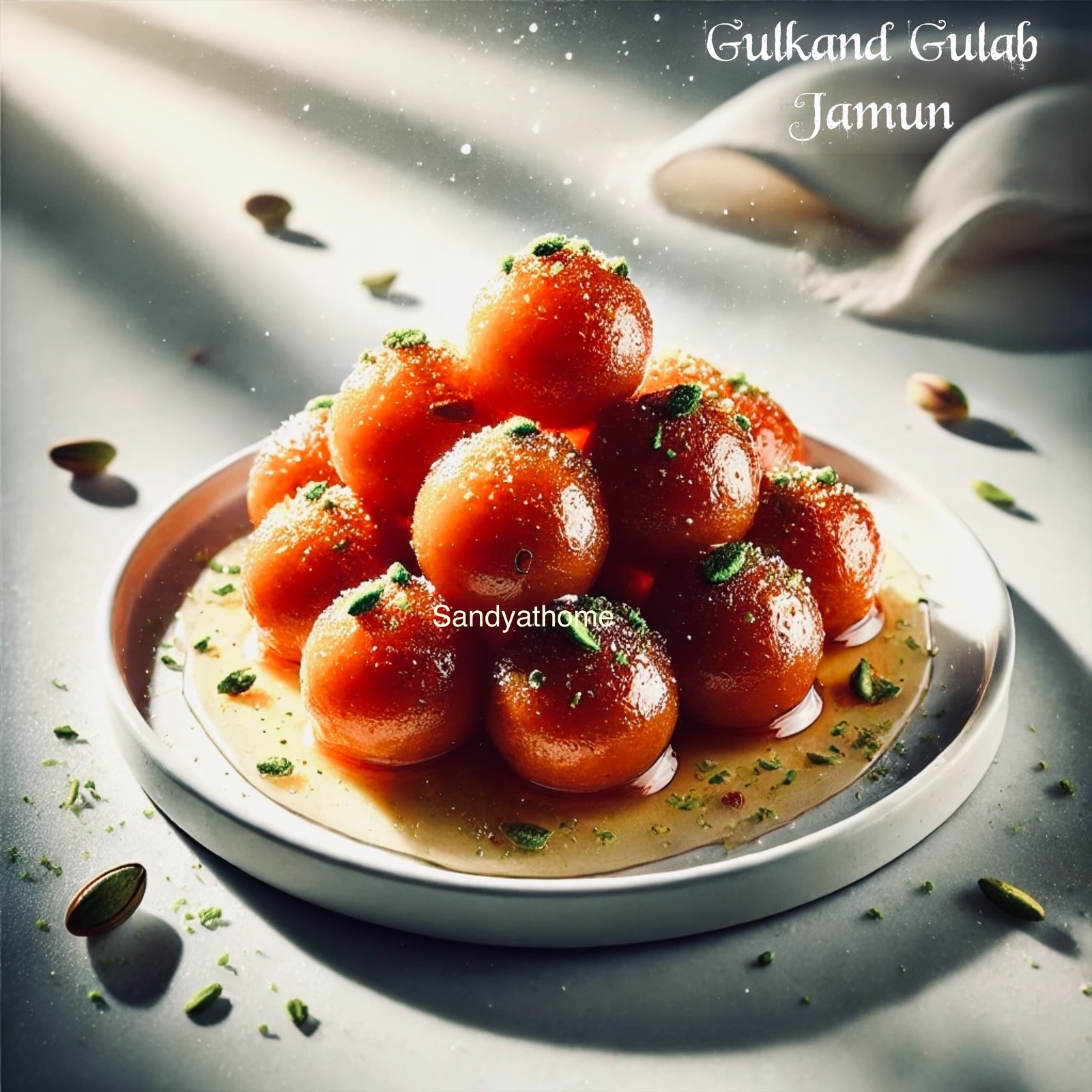 Easy Gulab Jamun recipe with Gulkand, Indian dessert recipes